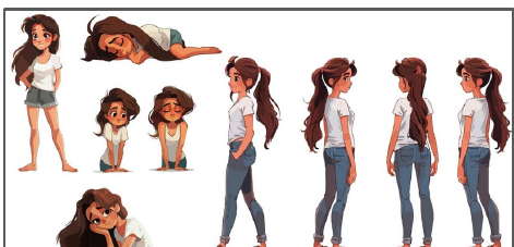 Character turnaround sheets