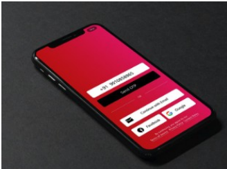 Zomato clone UI on a phone